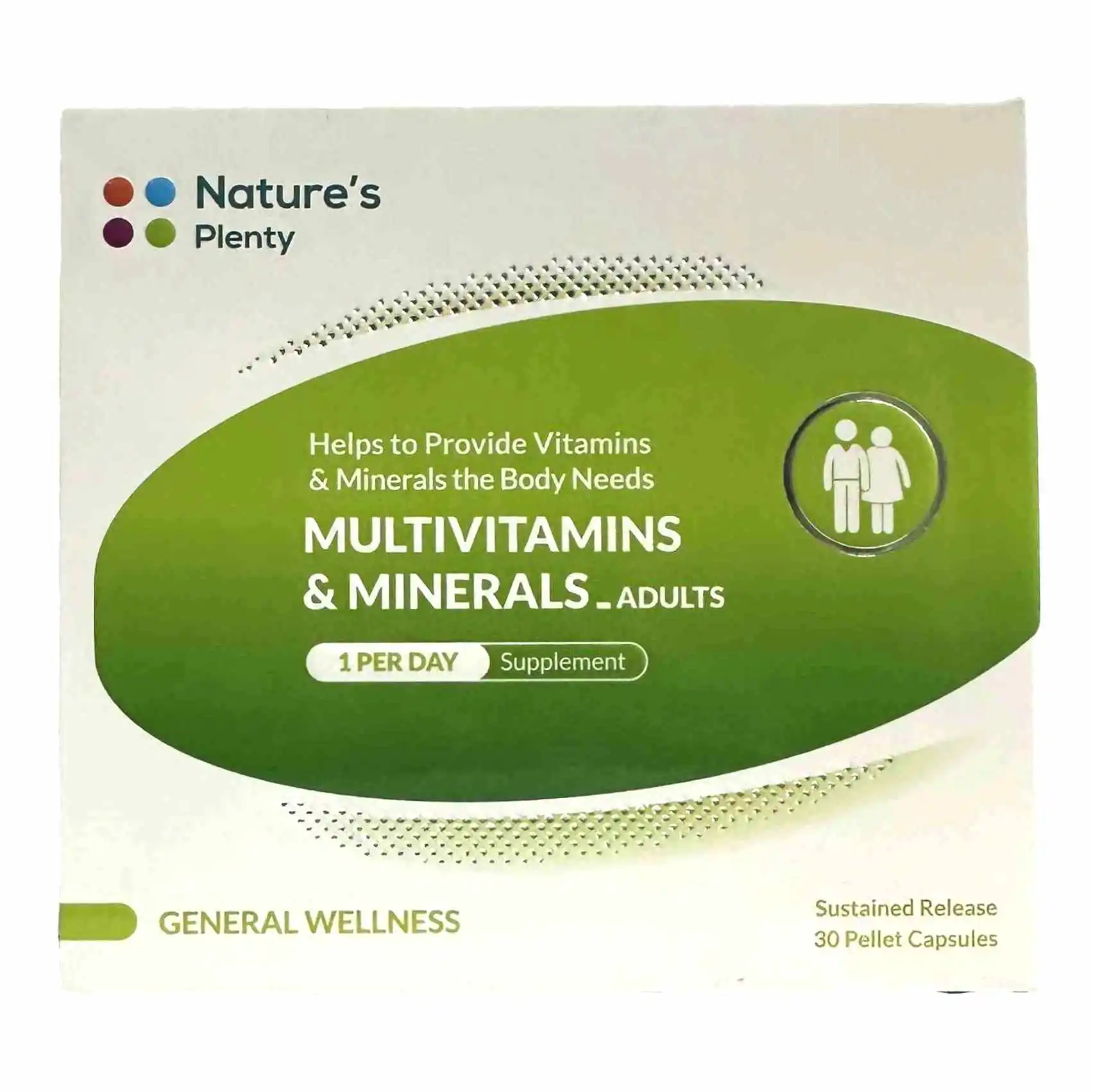 کپسول مولتی ویتامین مینرال نیچرز پلنتی 30 عددی Multivitamin Mineral